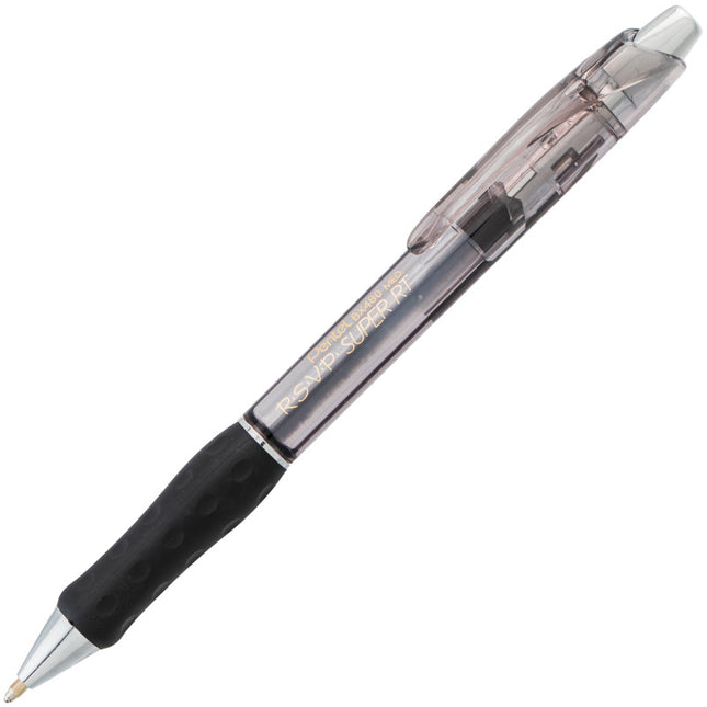 RSVP SUPER RT BALLPOINT PEN BLACK RETRACTABLE
