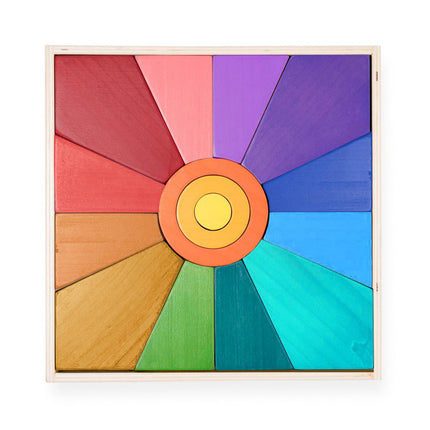 Sunny Colors Wood Puzzle