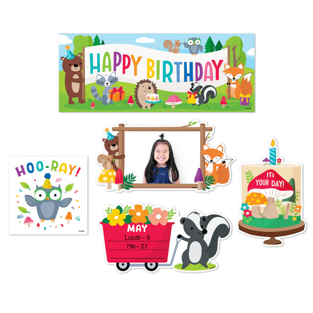 Woodland Friends Happy Birthday