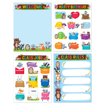Woodland Friends Chart Pack