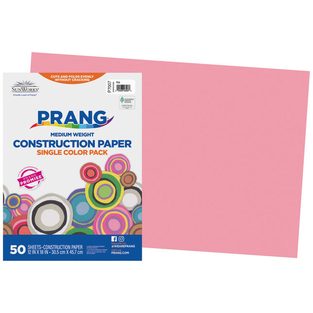 Prang, Pink, 12x18