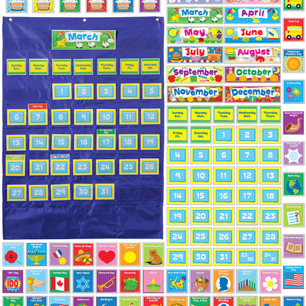Deluxe Calendar Pocket Chart