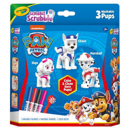 Scribble Scrubbie Paw Patrol 3ct