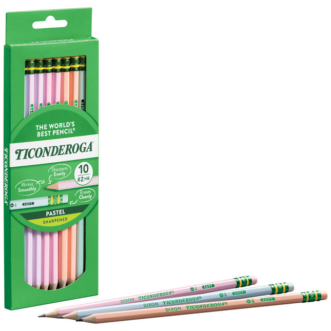 Ticonderoga, Pastel Pencils 10ct