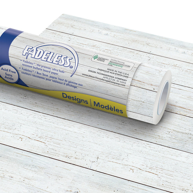 Fadeless, White Shiplap