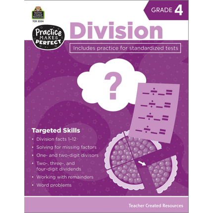 Practice Makes Perfect: Division, Grade 4