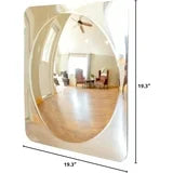 Sensory Wall Toddler Mirror-1 Large Bubble