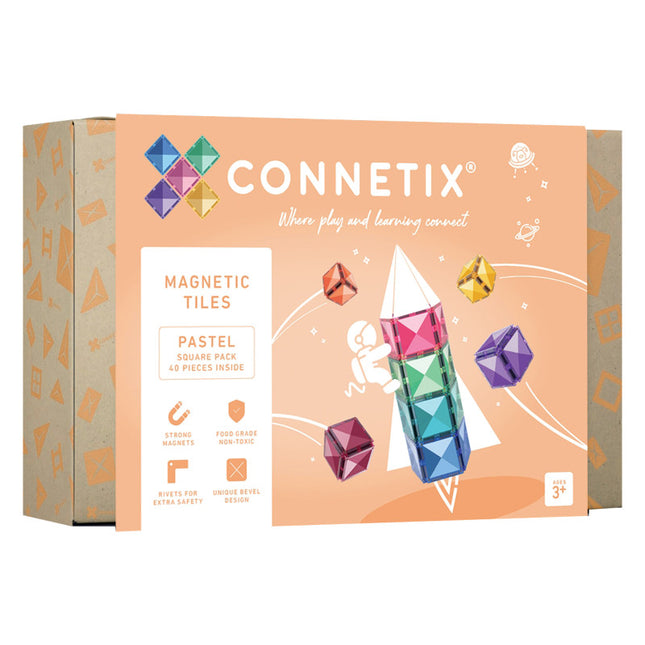 PASTEL SQUARE PACK 40CT