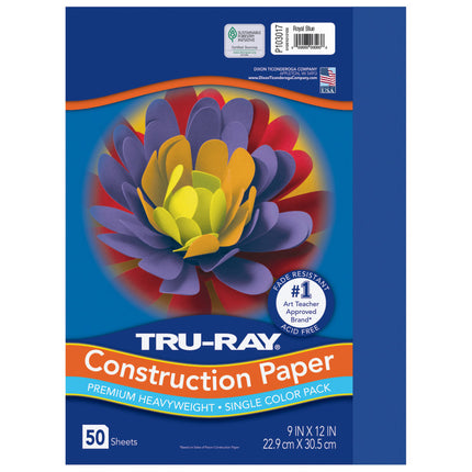 Tru-Ray, Royal Blue, 9x12