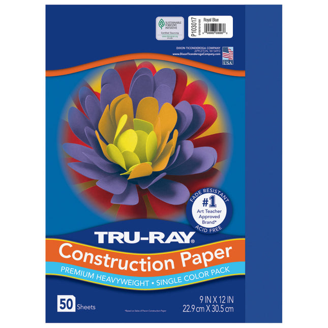 Tru-Ray, Royal Blue, 9x12