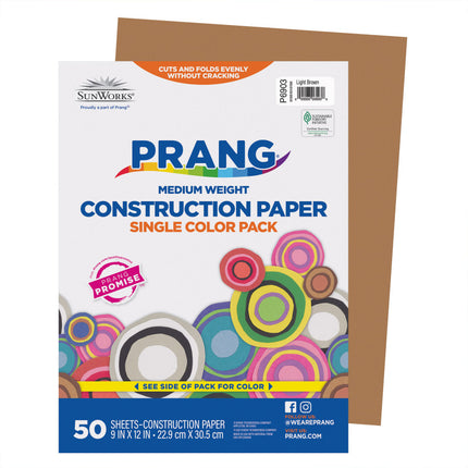 Prang, Light Brown, 9x12