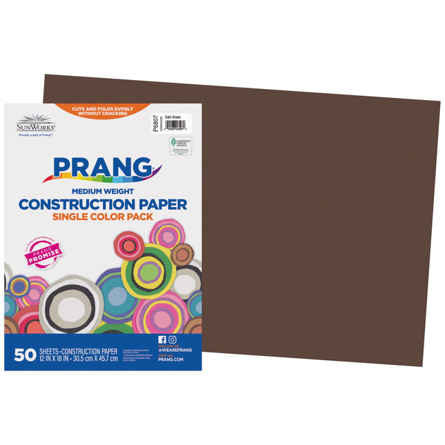 Prang, Dark Brown, 12x18