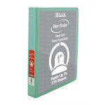1in Pastel 3-ring View Binder W/ 2 Pockets