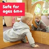 Sensory Wall Toddler Mirror-1 Large Bubble