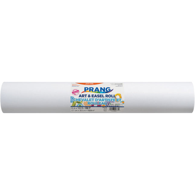 Art & Easel Roll White 18 X 100