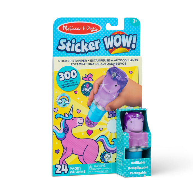 Purple Unicorn Sticker Wow Activity Pad W/refill Stickers