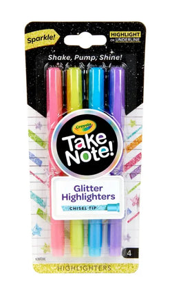Take Note Glitter Highlighters