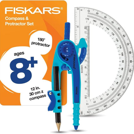 Fiskars Compass & Protractor Set