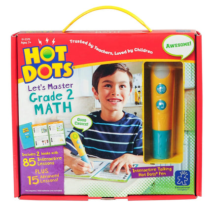 Hot Dots: Let's Master Math 2nd Grade