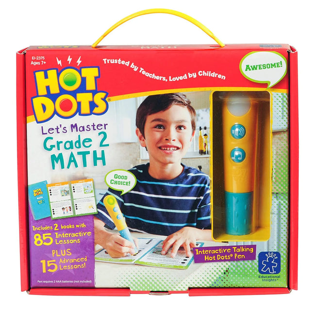 Hot Dots: Let's Master Math 2nd Grade