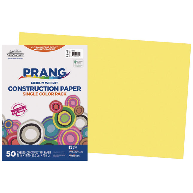 Prang, Yellow, 12x18