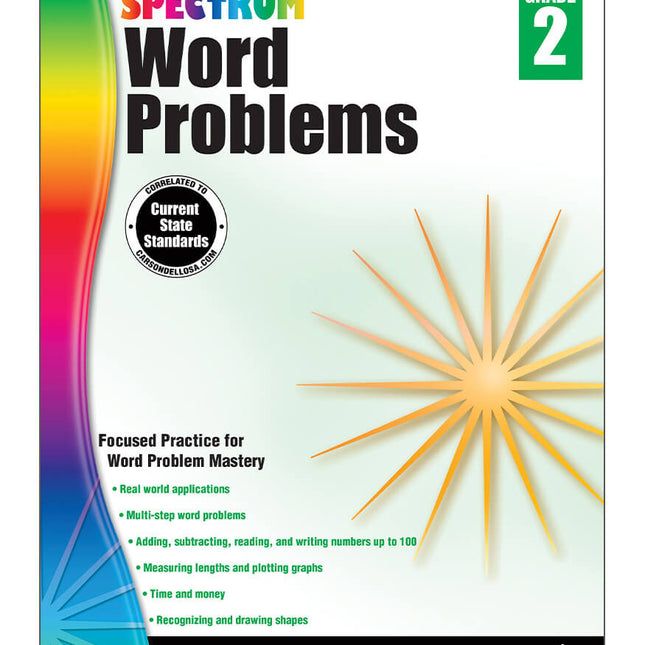 Spectrum Word Problems, Grade 2