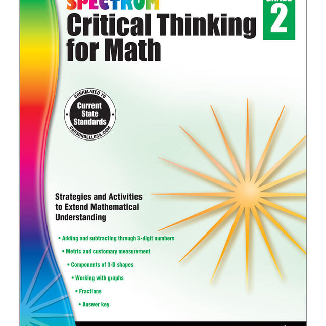Critical Thinking for Math, Grade 2
