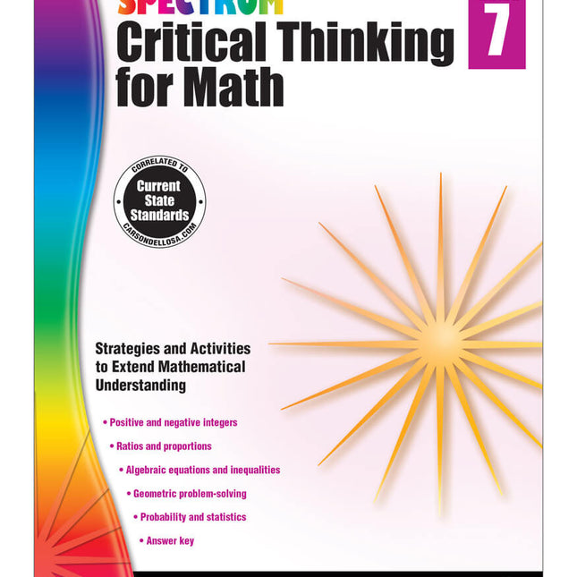 Critical Thinking for Math, Grade 7