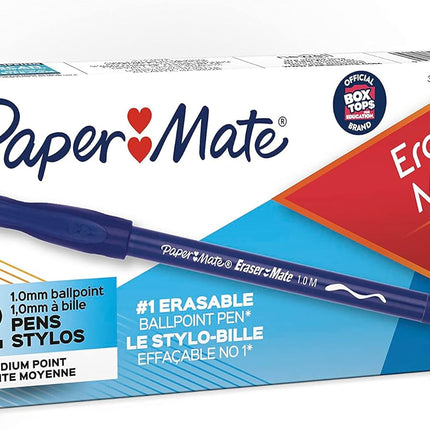 Eraser Mate® Pen, Blue, 12-Pack