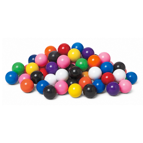 Solid-Colored Magnetic Marbles, Set of 50