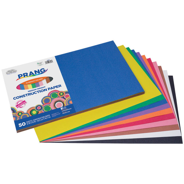 Prang, 10 Assorted Colors, 12x18