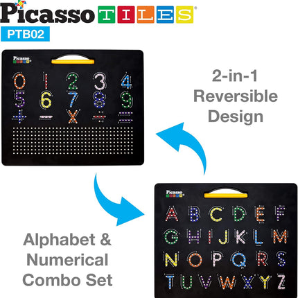 Picasso Tiles Alphabet & Numbers Board