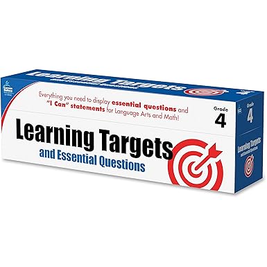Learning Targets and Essential Questions, Grade 4
