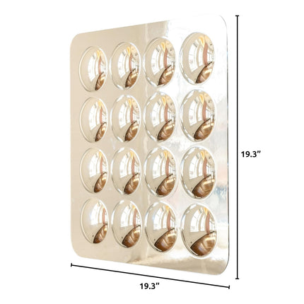 Sensory Wall Toddler Mirror - 16 Large Bubbles