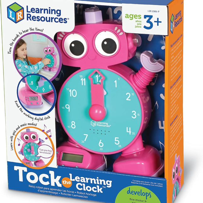 Tock the Learning Clock (Pink)