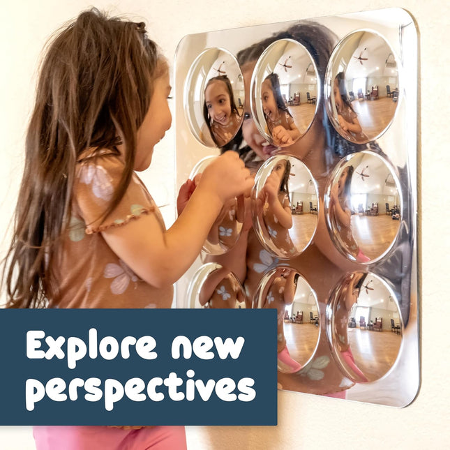 Sensory Wall Mirrors- 9 Giant Bubbles