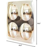 Sensory Wall Toddler Mirror- 4 Large Bubbles