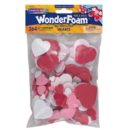 Wonderfoam Hearts 264 Pc Red