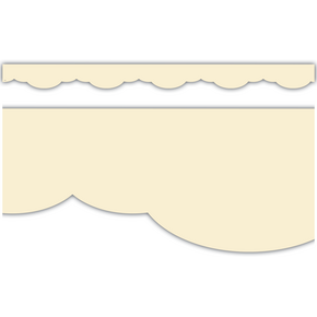 Creme Brulee Fancy Scallops Border Trim