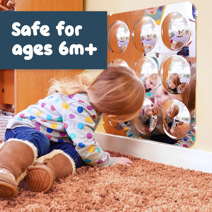 Sensory Wall Mirrors- 9 Giant Bubbles