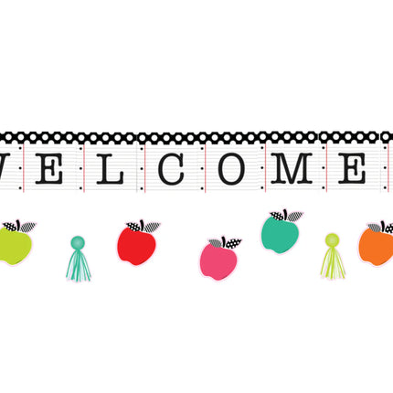 Black, White & Stylish Brights Welcome BB