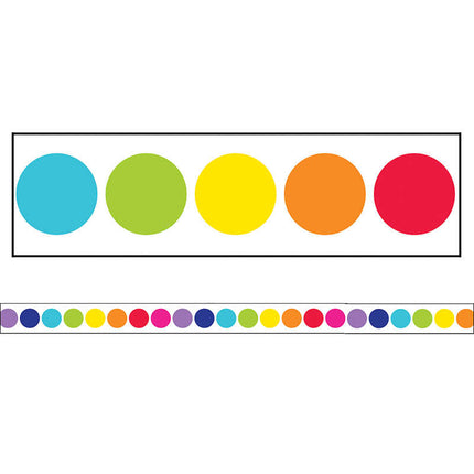 Rainbow Big Dots Border