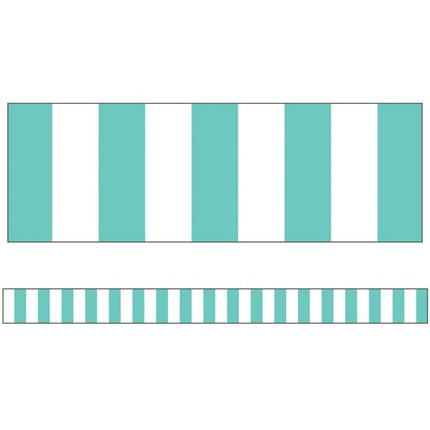 Simply Stylish Turquoise Stripe Trim