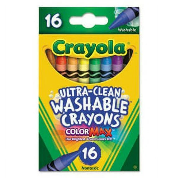 Ultra-Clean Washable Crayons, 16ct