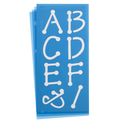 Spot 2in Stencils Alphabet