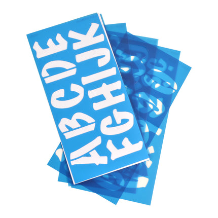 Marker 2in Stencils Alphabet Number