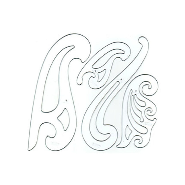 4-piece French Curves Set