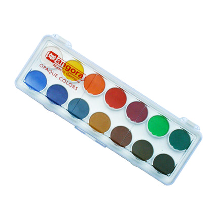 14 Pan Watercolor Set Opaque Angora
