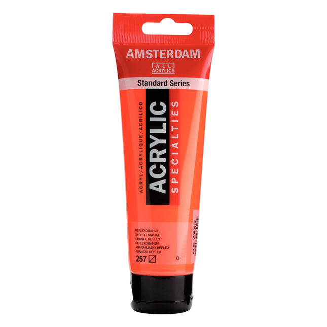 Acrylic 120ml Reflex Orange 257 Amsterdam Standard