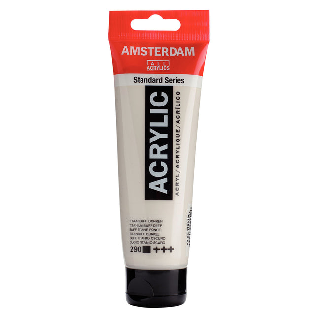 Acrylic 120ml Titan Buff Deep 290 Amsterdam Standard